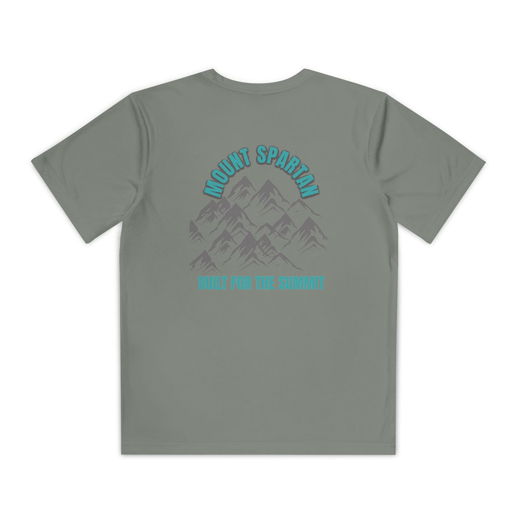 Youth Mount Spartan Competitor Tee - Adventure Awaits, Perfect for Active Kids, Sportswear, Gifts for Little Explorers, Outdoor Activities like mountain biking and more