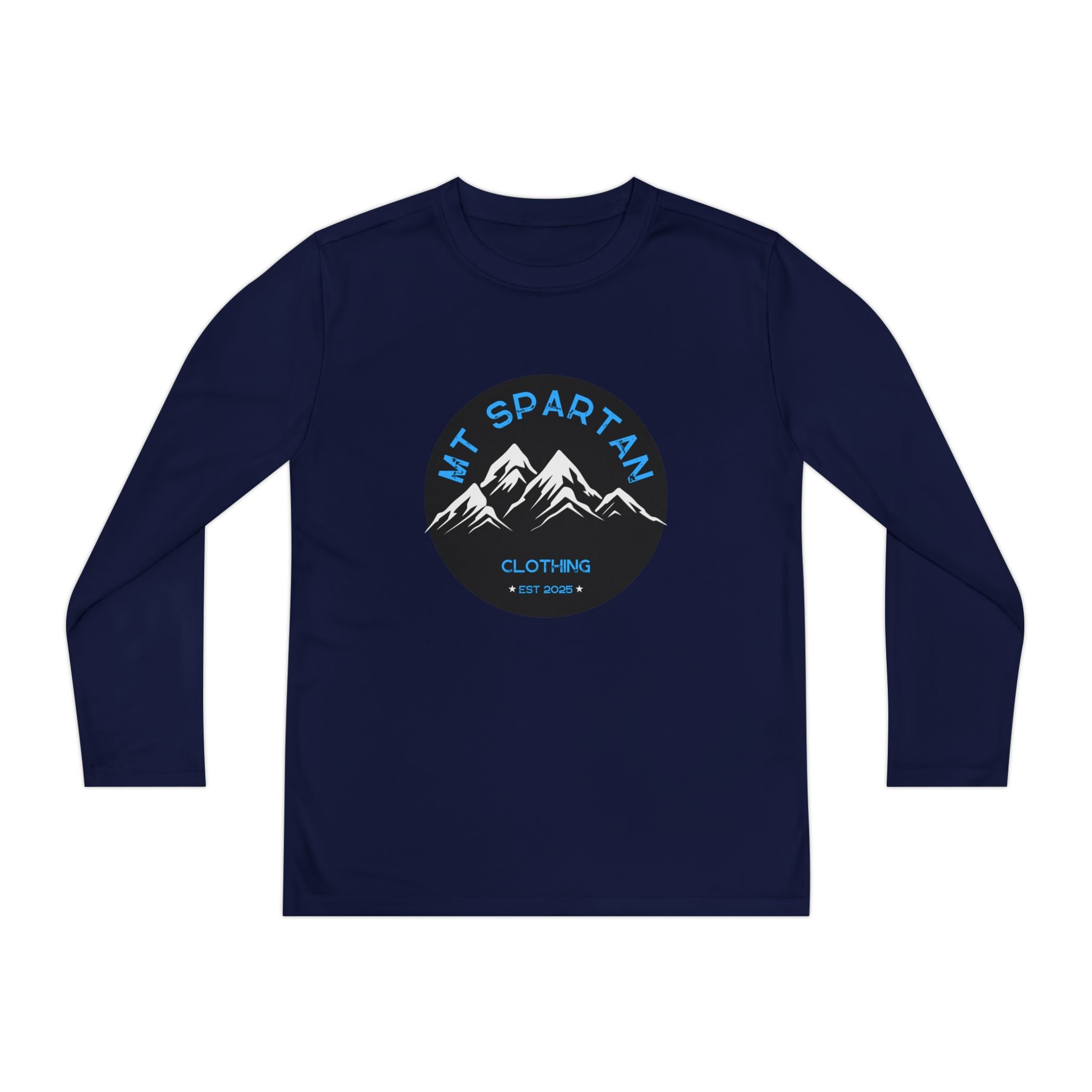 Youth Long Sleeve Mountain Tee - Adventure Gear, Outdoor Clothing, Gift for Kids, Sporty Shirt, Camp Gear