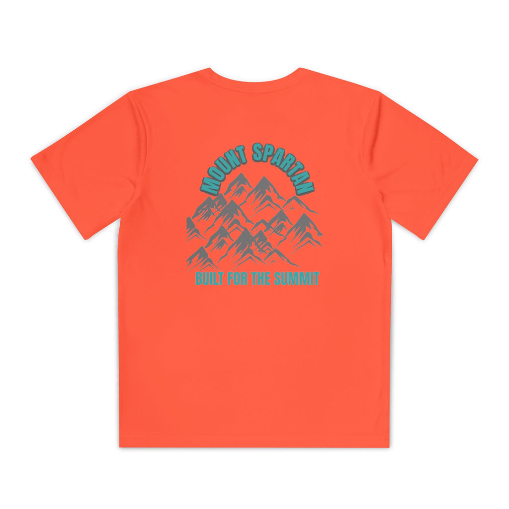 Youth Mount Spartan Competitor Tee - Adventure Awaits, Perfect for Active Kids, Sportswear, Gifts for Little Explorers, Outdoor Activities like mountain biking and more