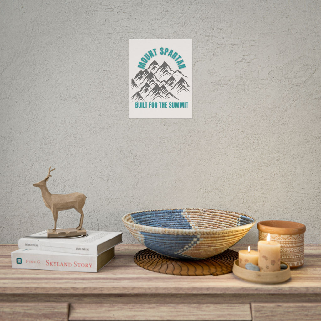 Mountain Adventure Rolled Posters, Nature Decor, Wall Art, Gift for Hikers, Adventure Lover's Wall Art, Outdoor Enthusiast Decor