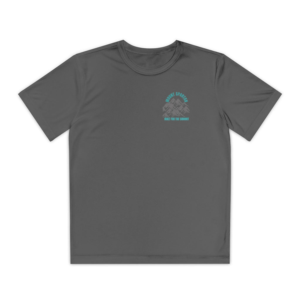 Youth Mount Spartan Competitor Tee - Adventure Awaits, Perfect for Active Kids, Sportswear, Gifts for Little Explorers, Outdoor Activities like mountain biking and more