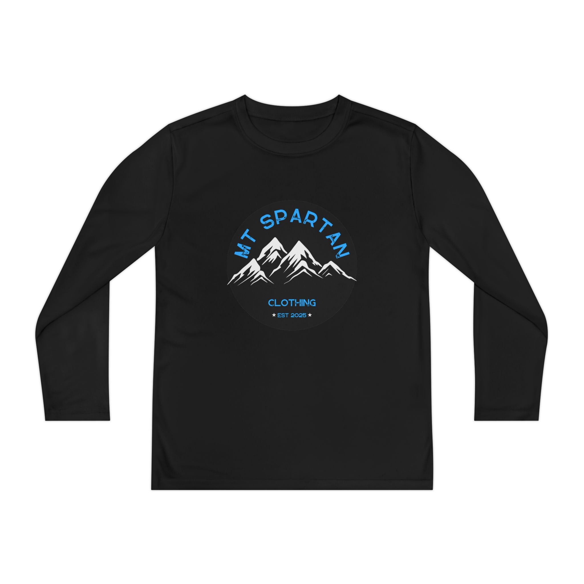 Youth Long Sleeve Mountain Tee - Adventure Gear, Outdoor Clothing, Gift for Kids, Sporty Shirt, Camp Gear
