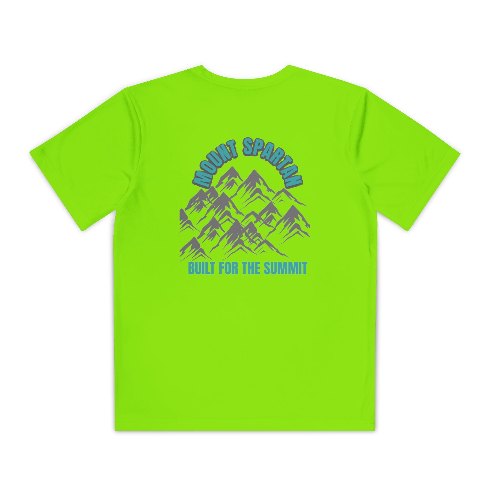 Youth Mount Spartan Competitor Tee - Adventure Awaits, Perfect for Active Kids, Sportswear, Gifts for Little Explorers, Outdoor Activities like mountain biking and more