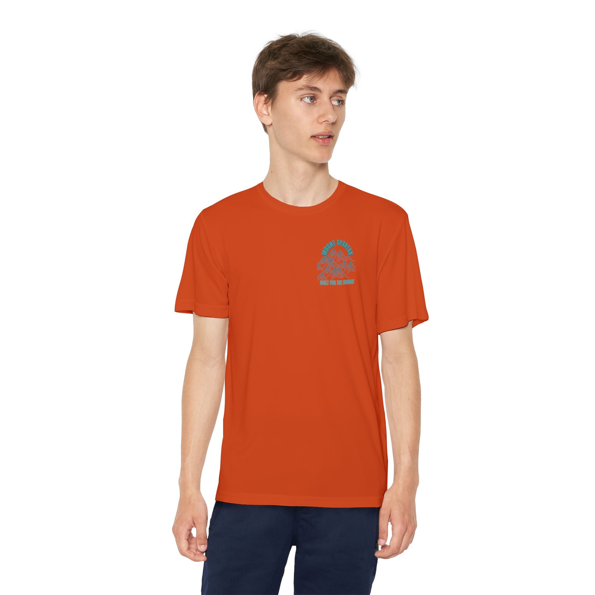 Youth Mount Spartan Competitor Tee - Adventure Awaits, Perfect for Active Kids, Sportswear, Gifts for Little Explorers, Outdoor Activities like mountain biking and more