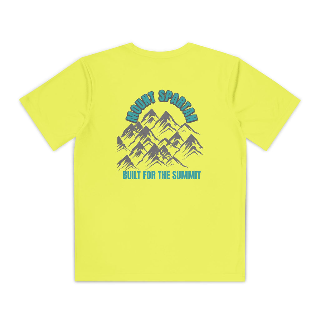 Youth Mount Spartan Competitor Tee - Adventure Awaits, Perfect for Active Kids, Sportswear, Gifts for Little Explorers, Outdoor Activities like mountain biking and more