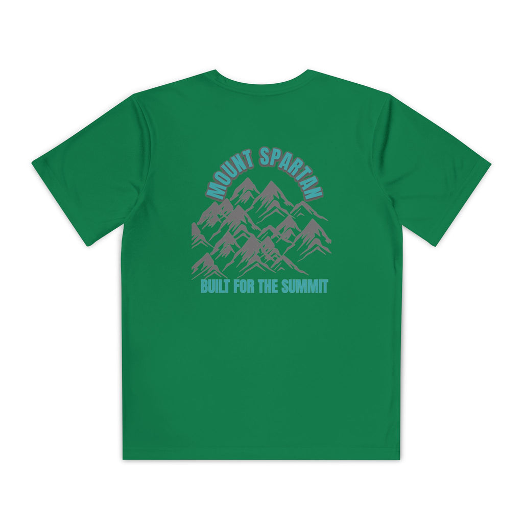 Youth Mount Spartan Competitor Tee - Adventure Awaits, Perfect for Active Kids, Sportswear, Gifts for Little Explorers, Outdoor Activities like mountain biking and more