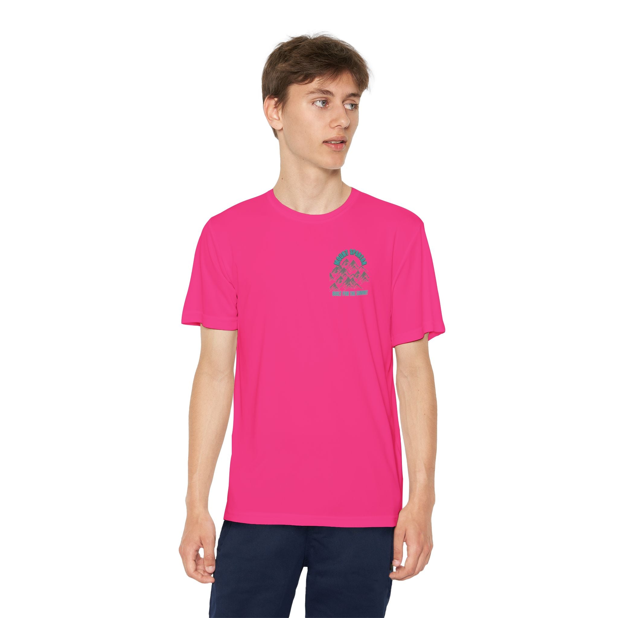 Youth Mount Spartan Competitor Tee - Adventure Awaits, Perfect for Active Kids, Sportswear, Gifts for Little Explorers, Outdoor Activities like mountain biking and more