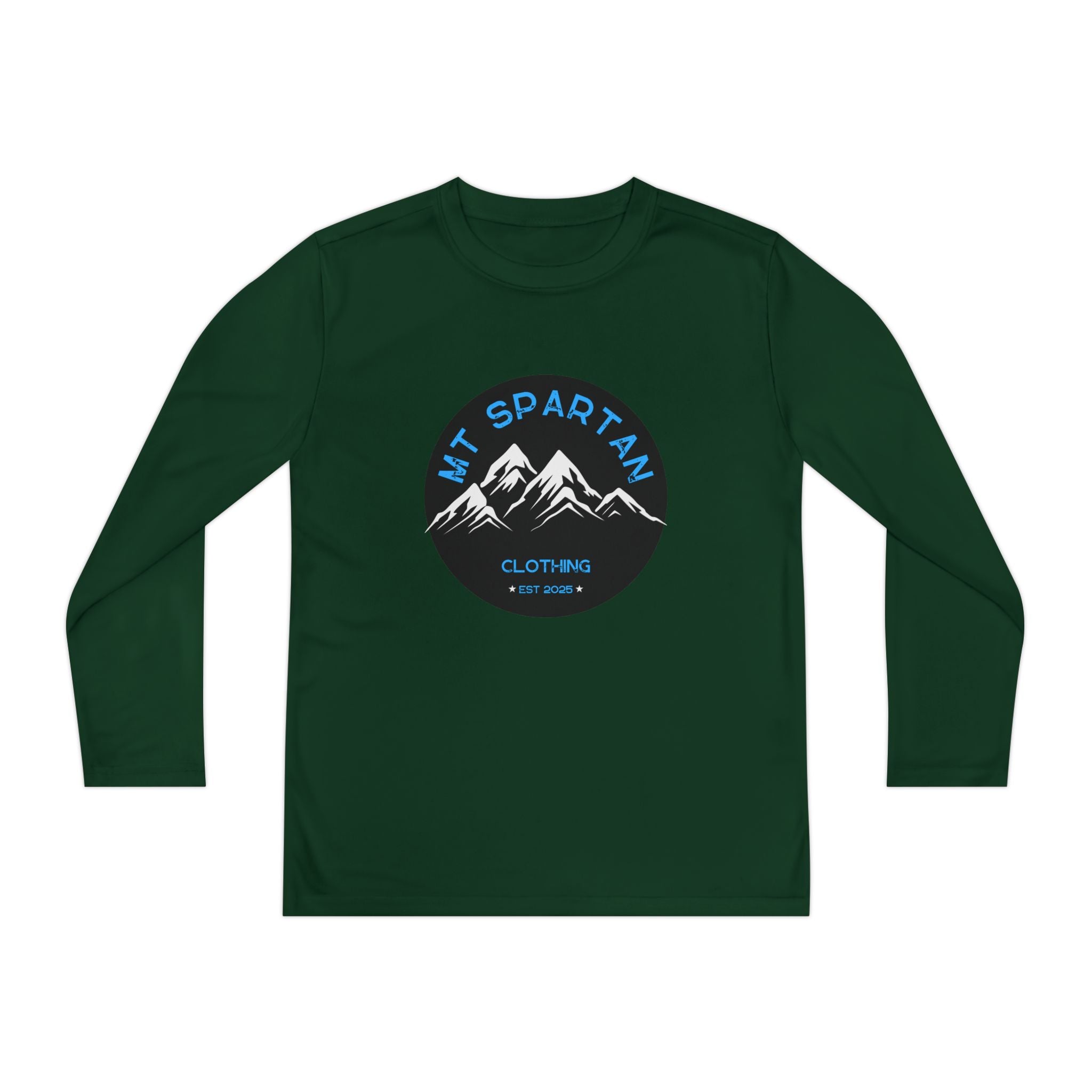 Youth Long Sleeve Mountain Tee - Adventure Gear, Outdoor Clothing, Gift for Kids, Sporty Shirt, Camp Gear