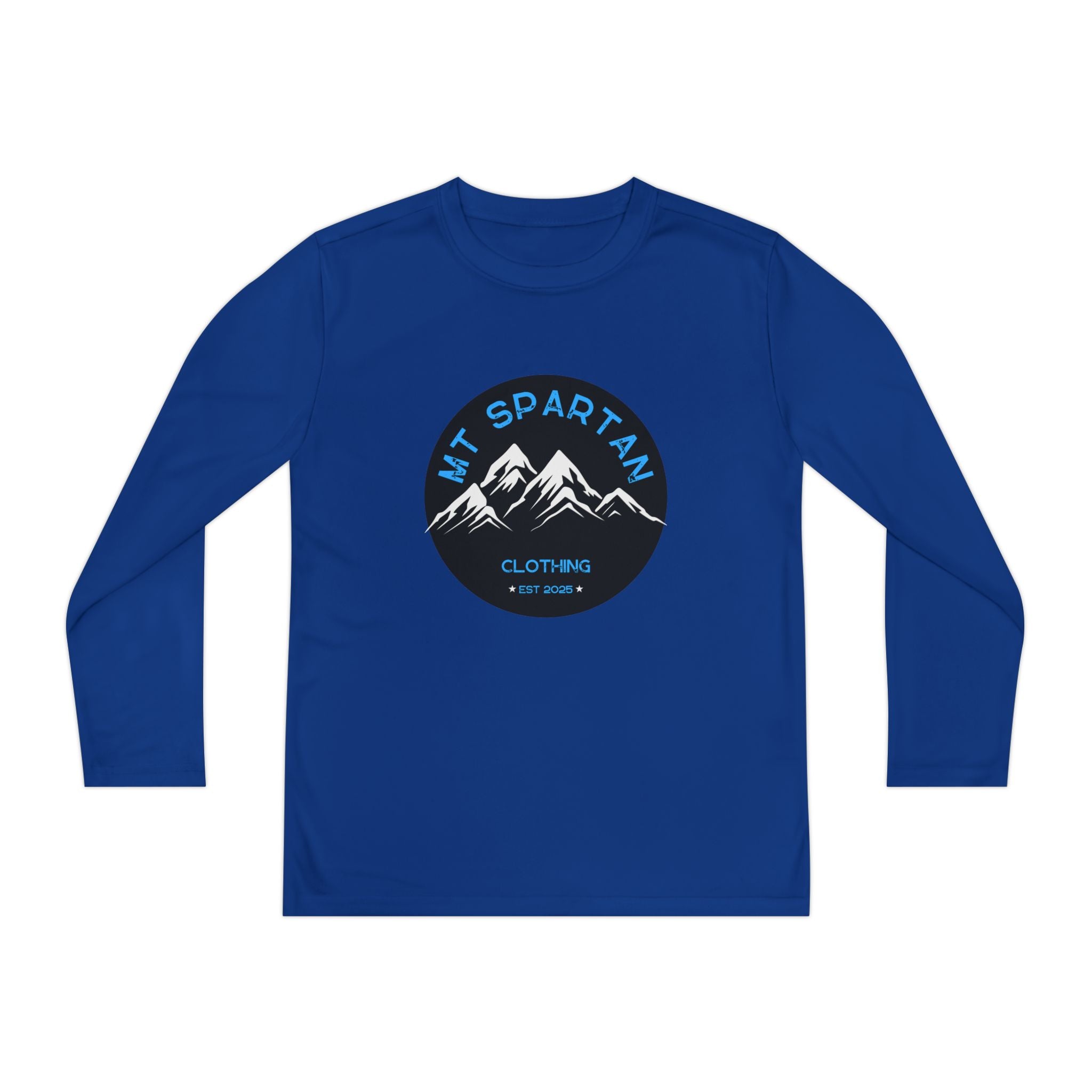 Youth Long Sleeve Mountain Tee - Adventure Gear, Outdoor Clothing, Gift for Kids, Sporty Shirt, Camp Gear