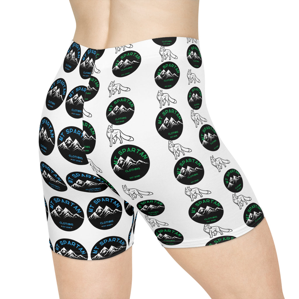 Mount Spartian Women's Biker Shorts (AOP)