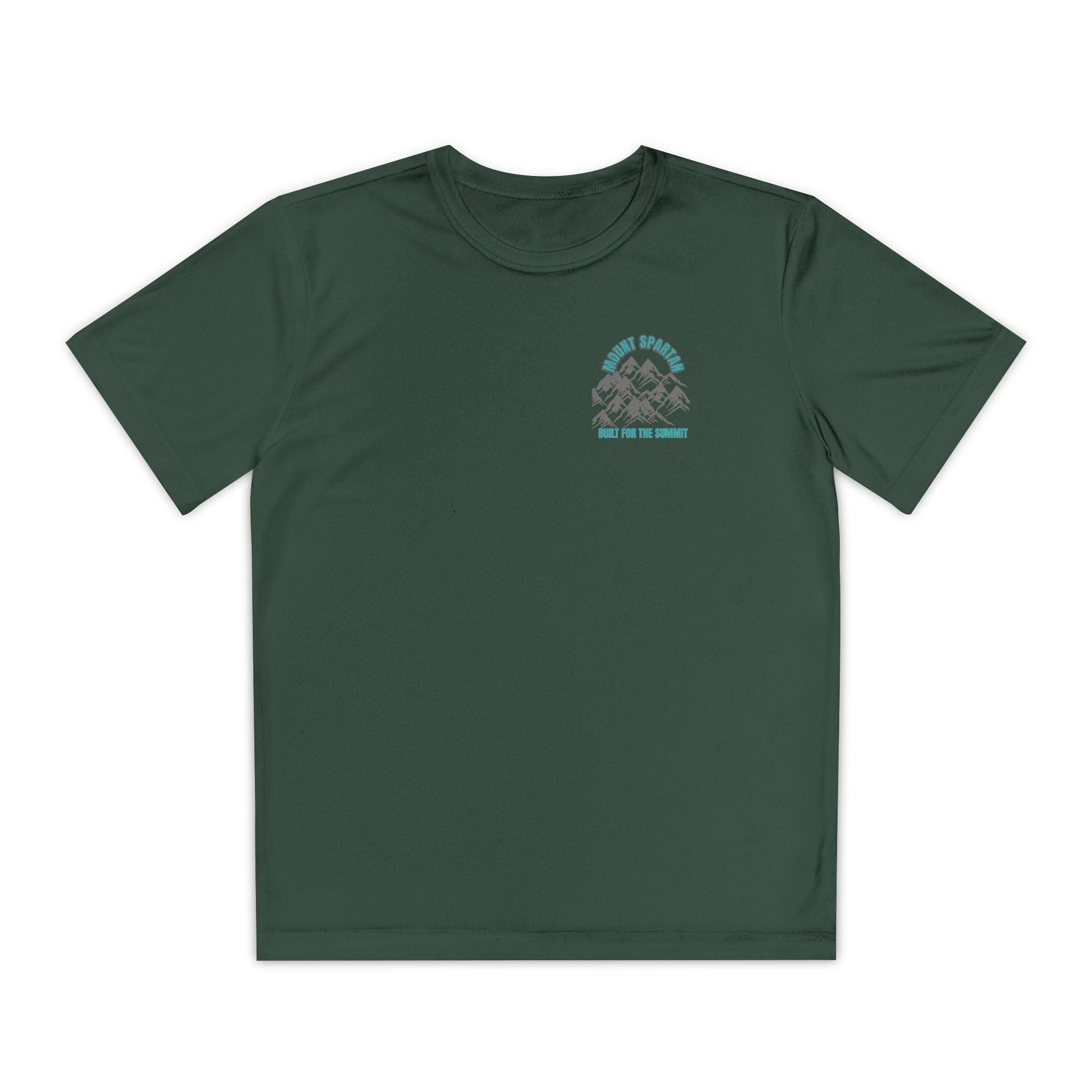 Youth Mount Spartan Competitor Tee - Adventure Awaits, Perfect for Active Kids, Sportswear, Gifts for Little Explorers, Outdoor Activities like mountain biking and more