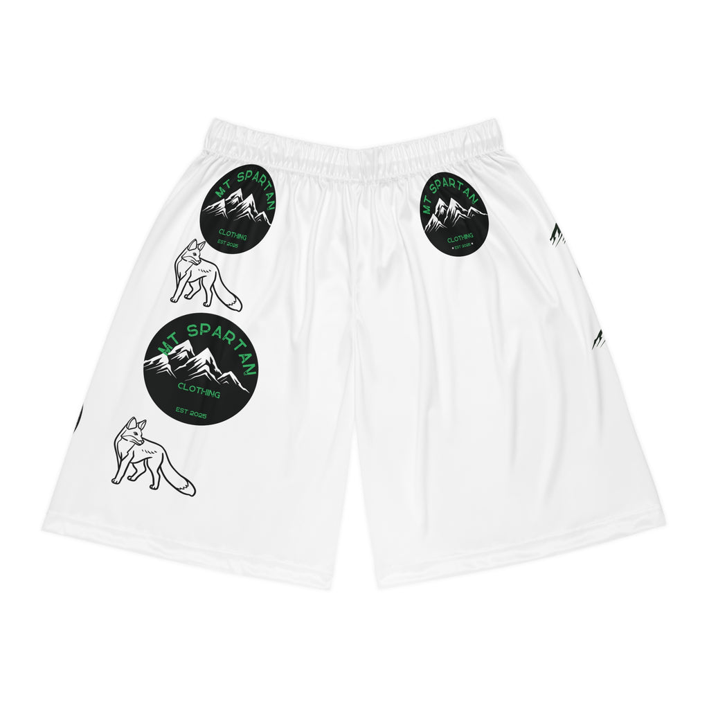 Mount Spartian Basketball Shorts (AOP)