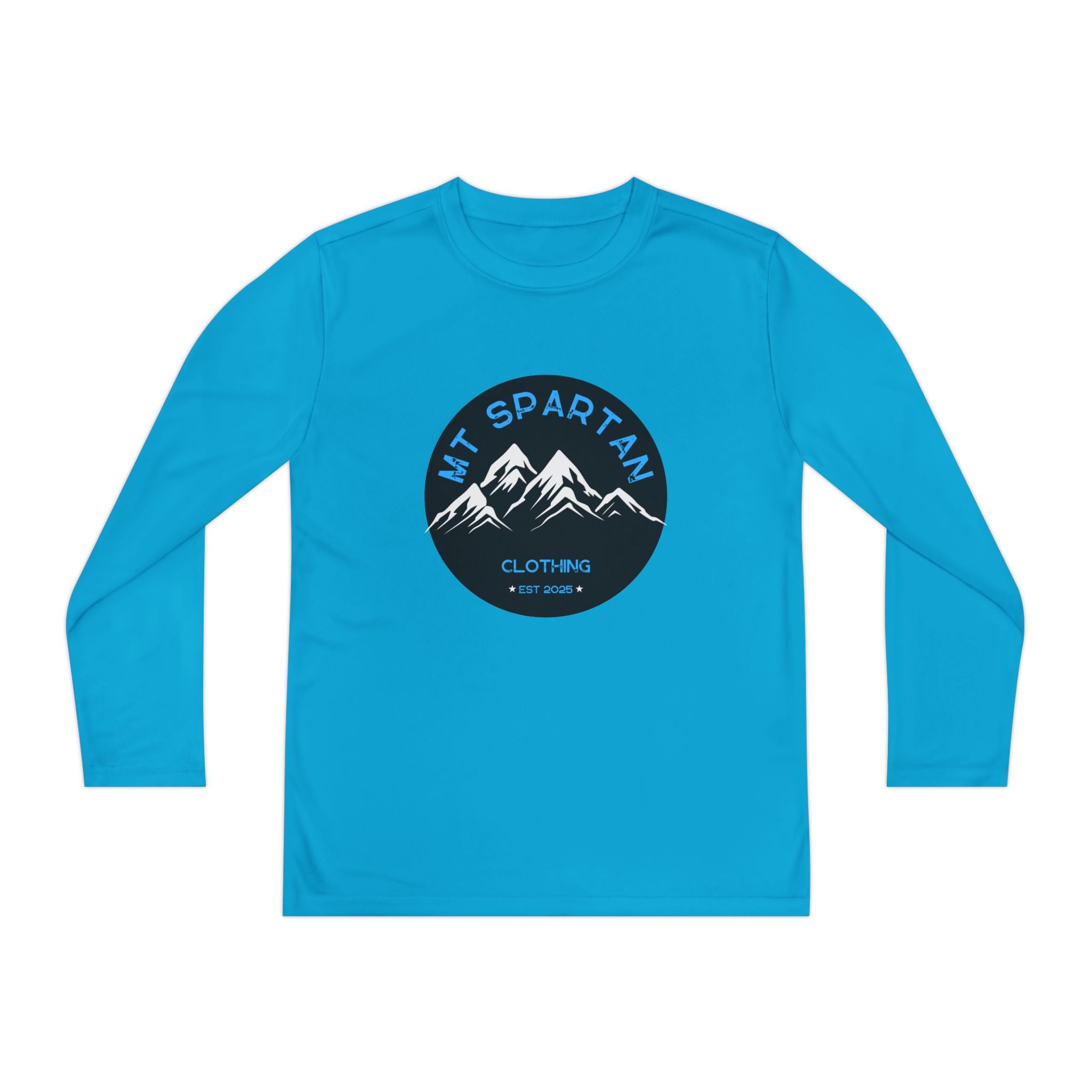 Youth Long Sleeve Mountain Tee - Adventure Gear, Outdoor Clothing, Gift for Kids, Sporty Shirt, Camp Gear