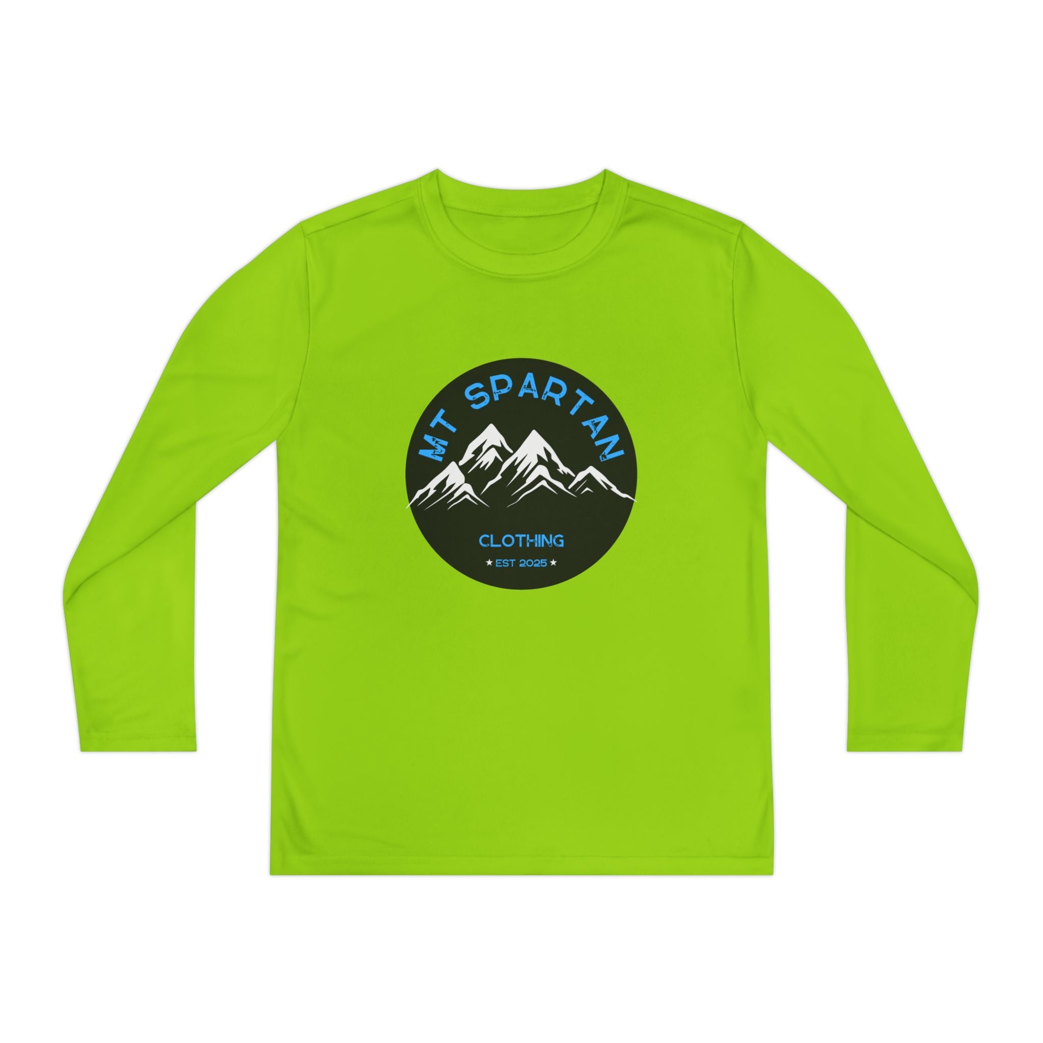 Youth Long Sleeve Mountain Tee - Adventure Gear, Outdoor Clothing, Gift for Kids, Sporty Shirt, Camp Gear