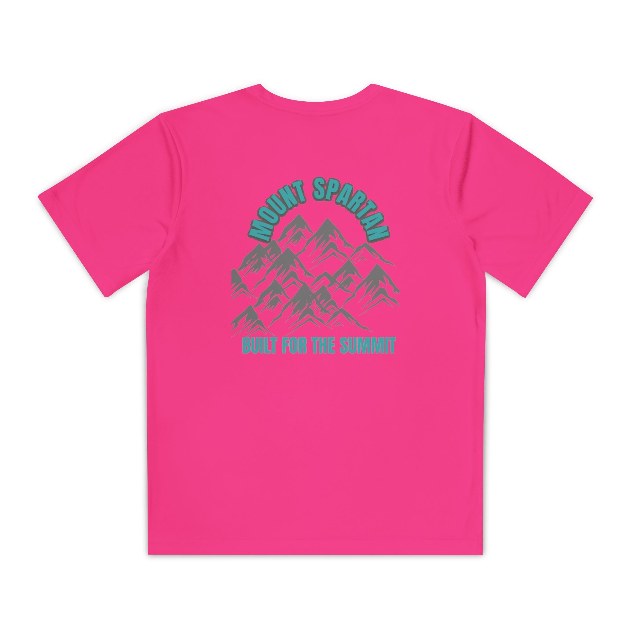 Youth Mount Spartan Competitor Tee - Adventure Awaits, Perfect for Active Kids, Sportswear, Gifts for Little Explorers, Outdoor Activities like mountain biking and more