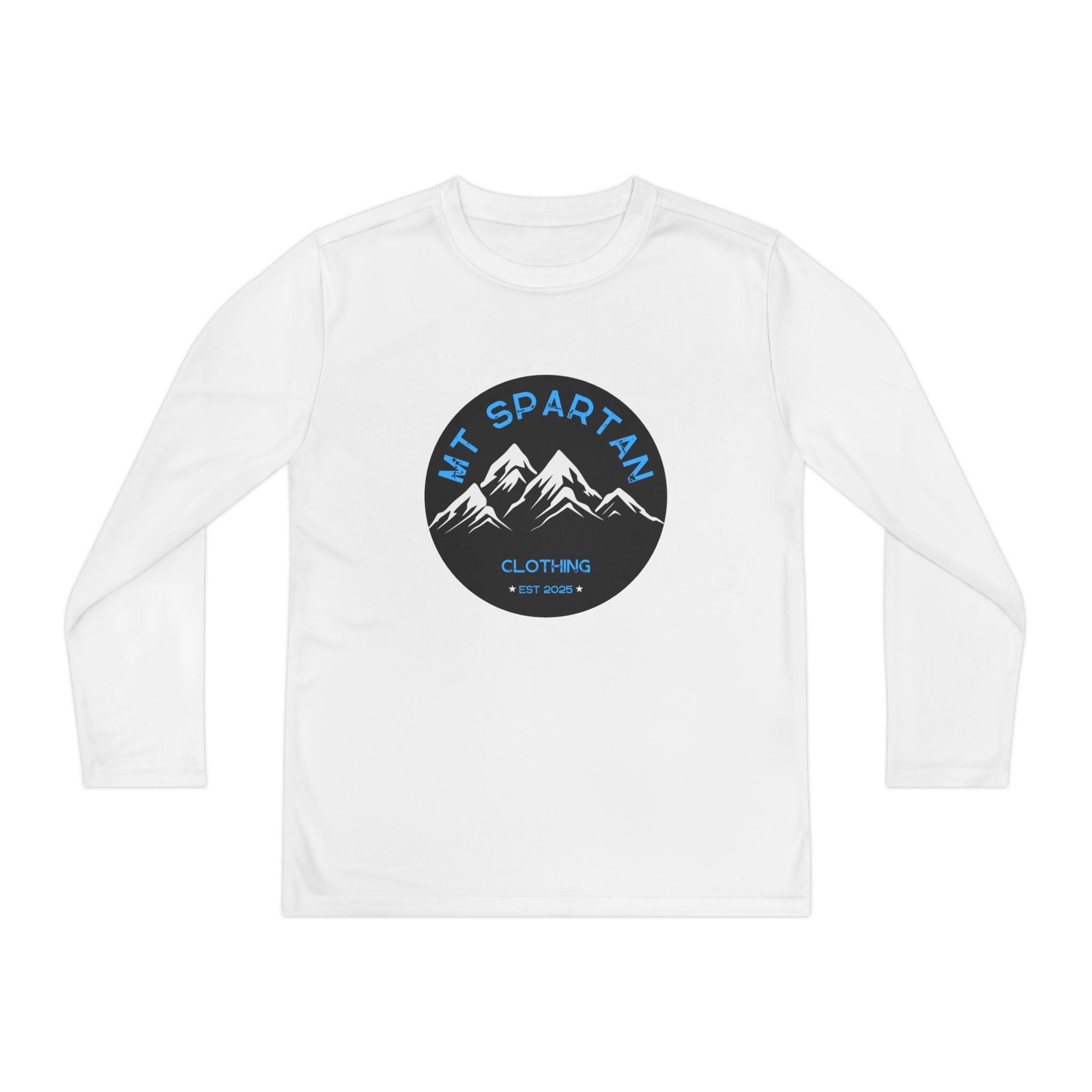 Youth Long Sleeve Mountain Tee - Adventure Gear, Outdoor Clothing, Gift for Kids, Sporty Shirt, Camp Gear