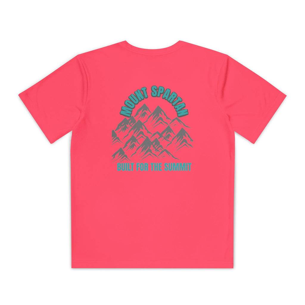 Youth Mount Spartan Competitor Tee - Adventure Awaits, Perfect for Active Kids, Sportswear, Gifts for Little Explorers, Outdoor Activities like mountain biking and more