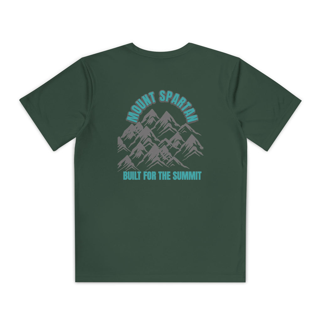 Youth Mount Spartan Competitor Tee - Adventure Awaits, Perfect for Active Kids, Sportswear, Gifts for Little Explorers, Outdoor Activities like mountain biking and more