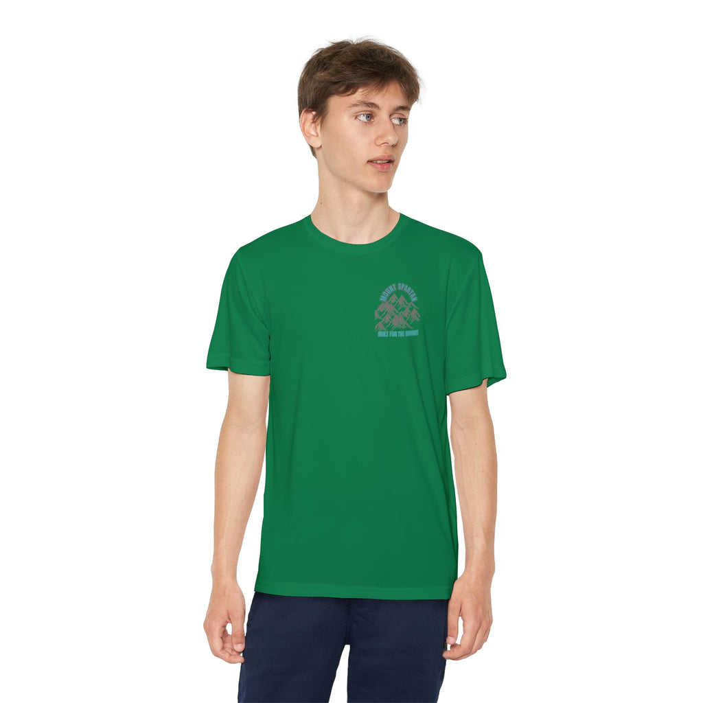 Youth Mount Spartan Competitor Tee - Adventure Awaits, Perfect for Active Kids, Sportswear, Gifts for Little Explorers, Outdoor Activities like mountain biking and more