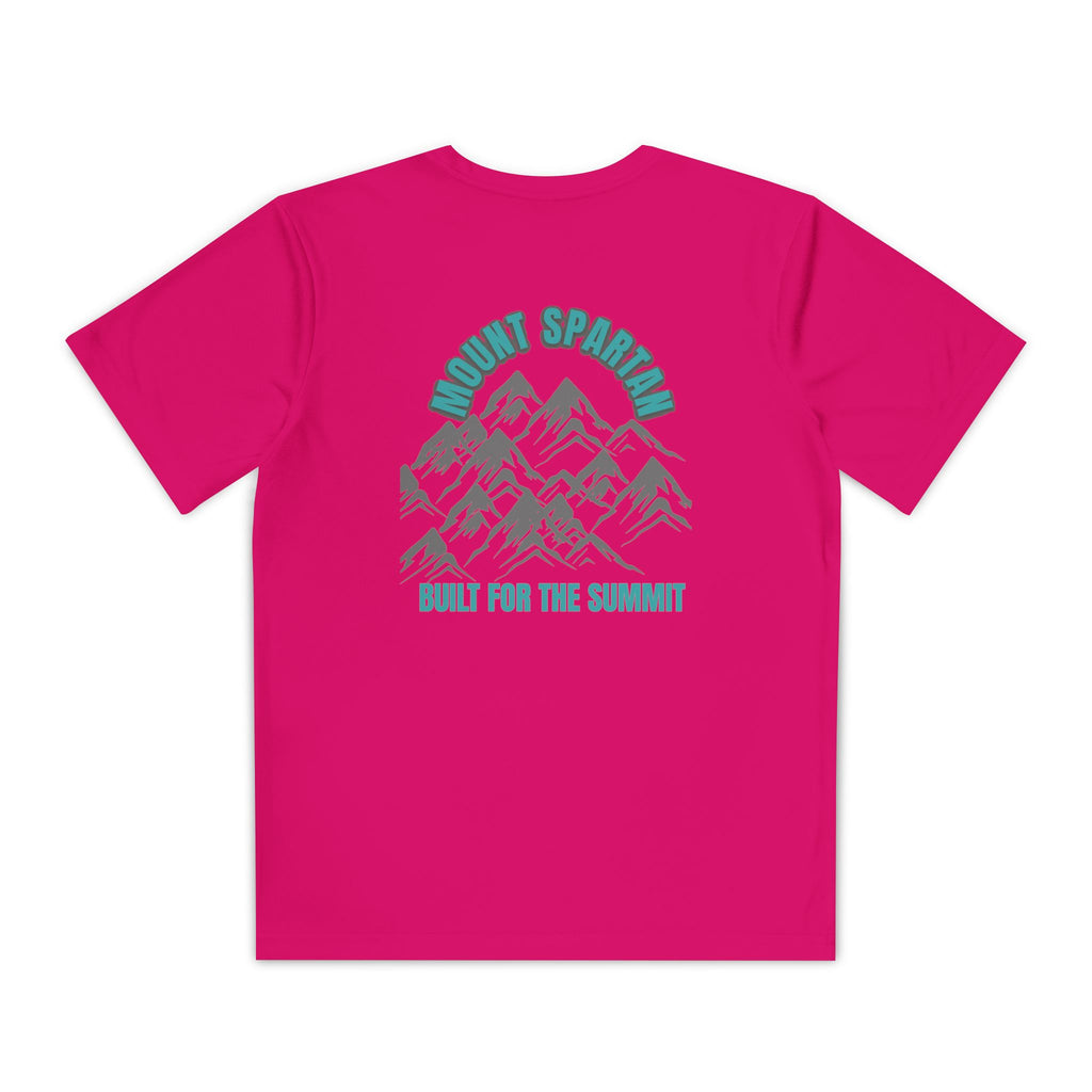 Youth Mount Spartan Competitor Tee - Adventure Awaits, Perfect for Active Kids, Sportswear, Gifts for Little Explorers, Outdoor Activities like mountain biking and more