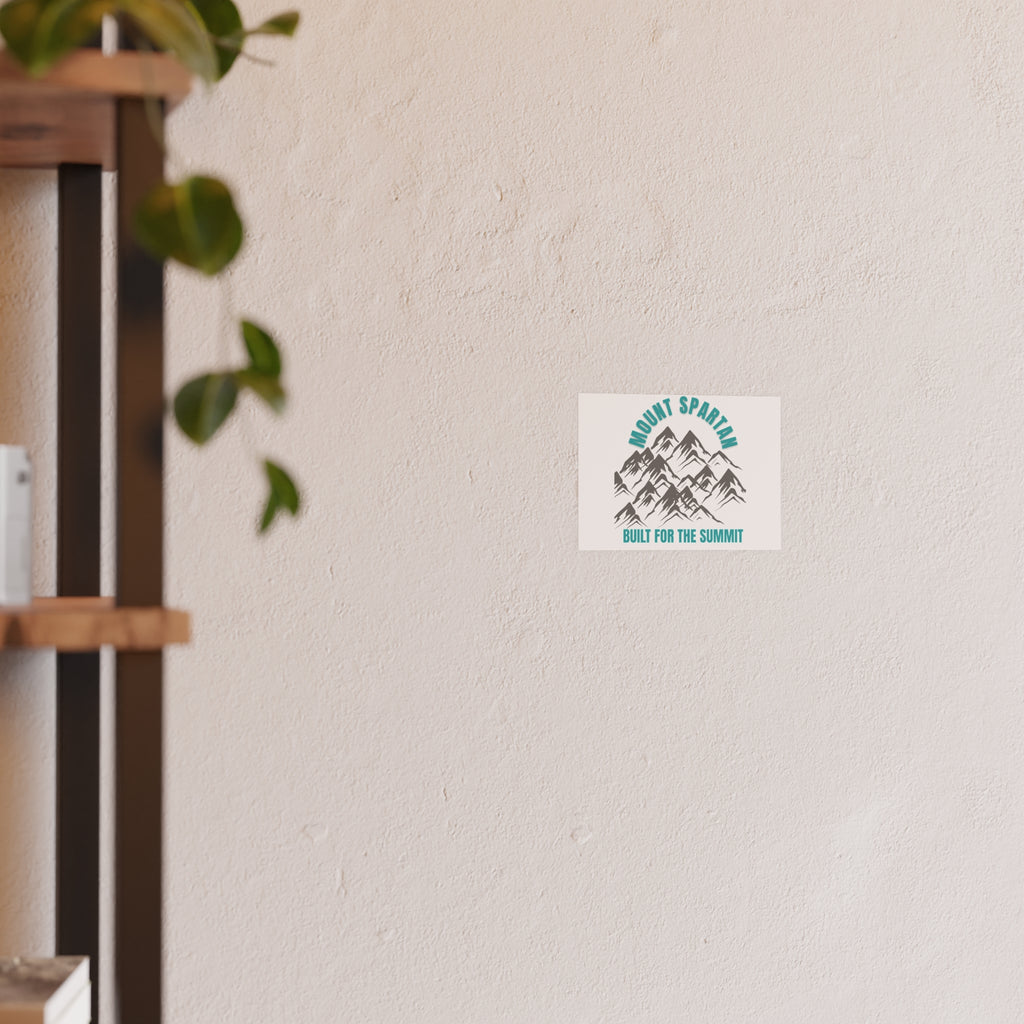 Mountain Adventure Satin and Archival Matte Posters, Wall Art, Home Decor, Gift for Nature Lovers, Hiking Wall Print, Summit Decor