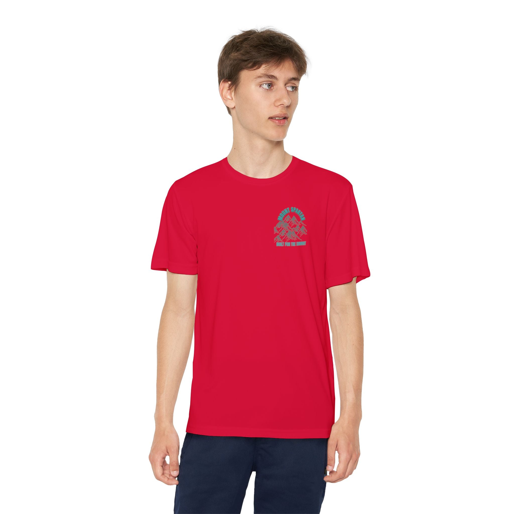 Youth Mount Spartan Competitor Tee - Adventure Awaits, Perfect for Active Kids, Sportswear, Gifts for Little Explorers, Outdoor Activities like mountain biking and more