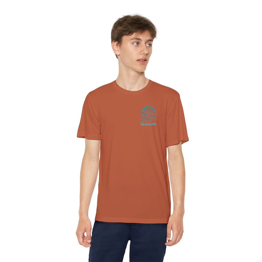 Youth Mount Spartan Competitor Tee - Adventure Awaits, Perfect for Active Kids, Sportswear, Gifts for Little Explorers, Outdoor Activities like mountain biking and more