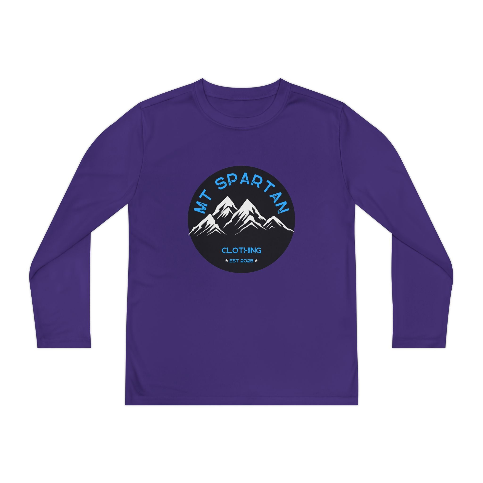 Youth Long Sleeve Mountain Tee - Adventure Gear, Outdoor Clothing, Gift for Kids, Sporty Shirt, Camp Gear