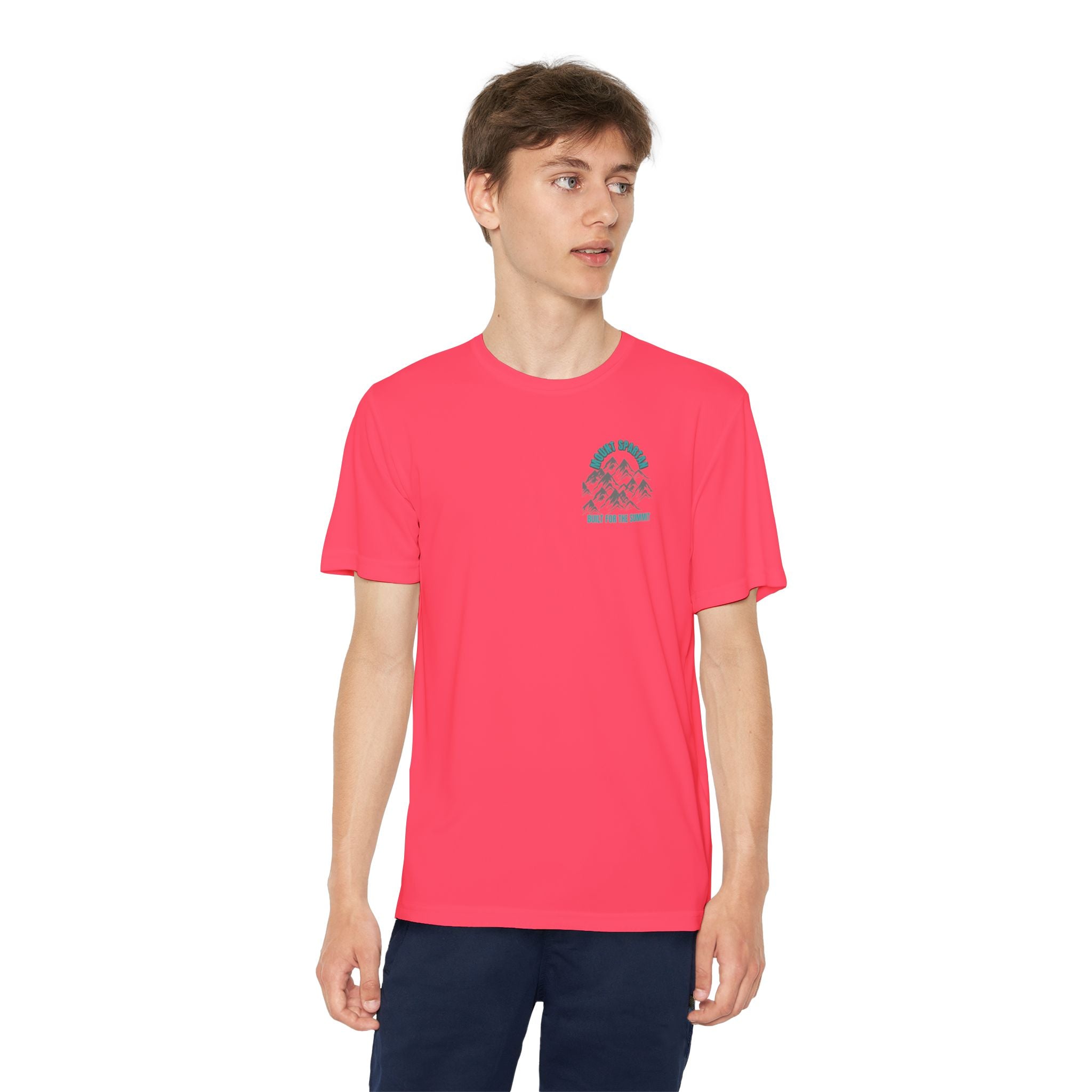 Youth Mount Spartan Competitor Tee - Adventure Awaits, Perfect for Active Kids, Sportswear, Gifts for Little Explorers, Outdoor Activities like mountain biking and more