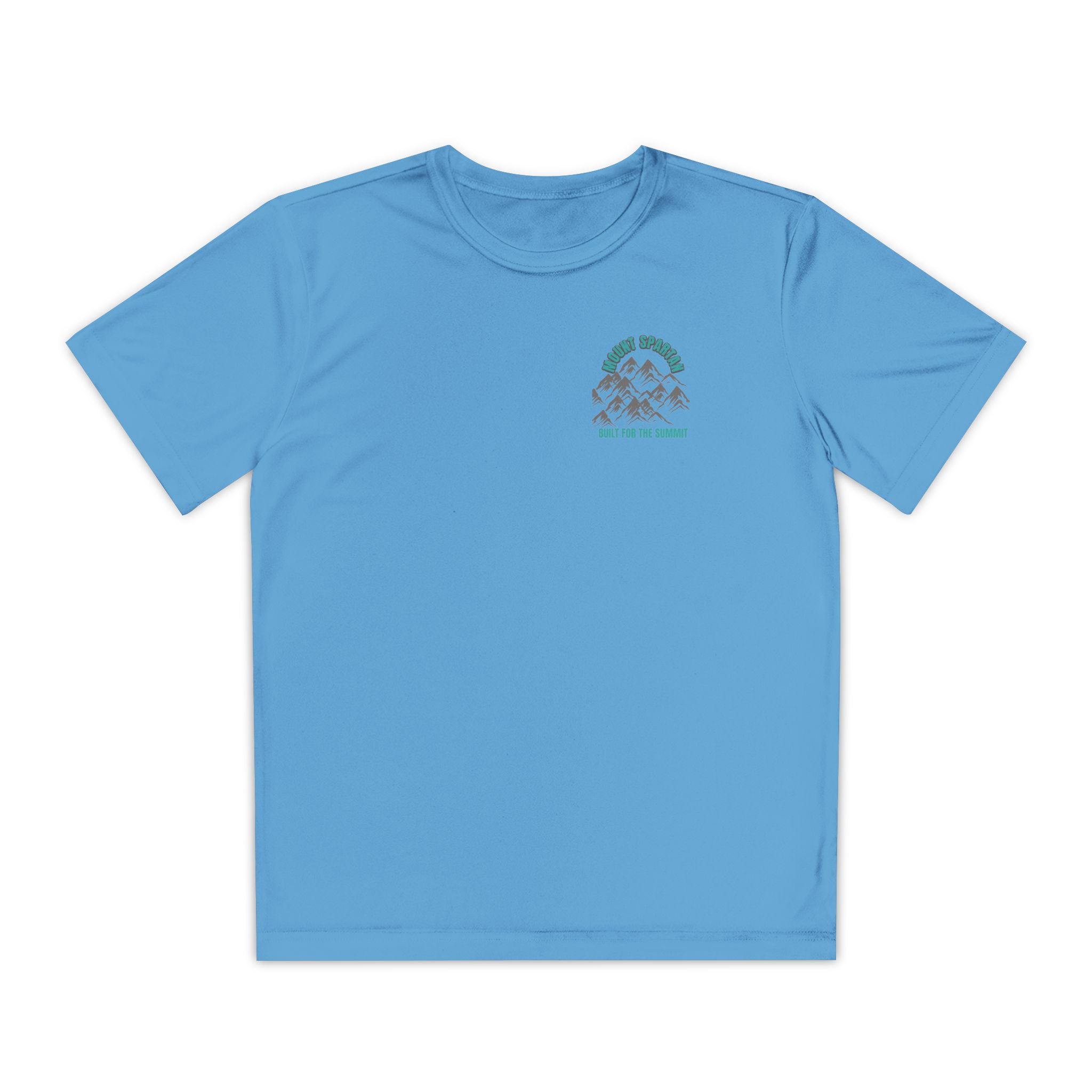 Youth Mount Spartan Competitor Tee - Adventure Awaits, Perfect for Active Kids, Sportswear, Gifts for Little Explorers, Outdoor Activities like mountain biking and more