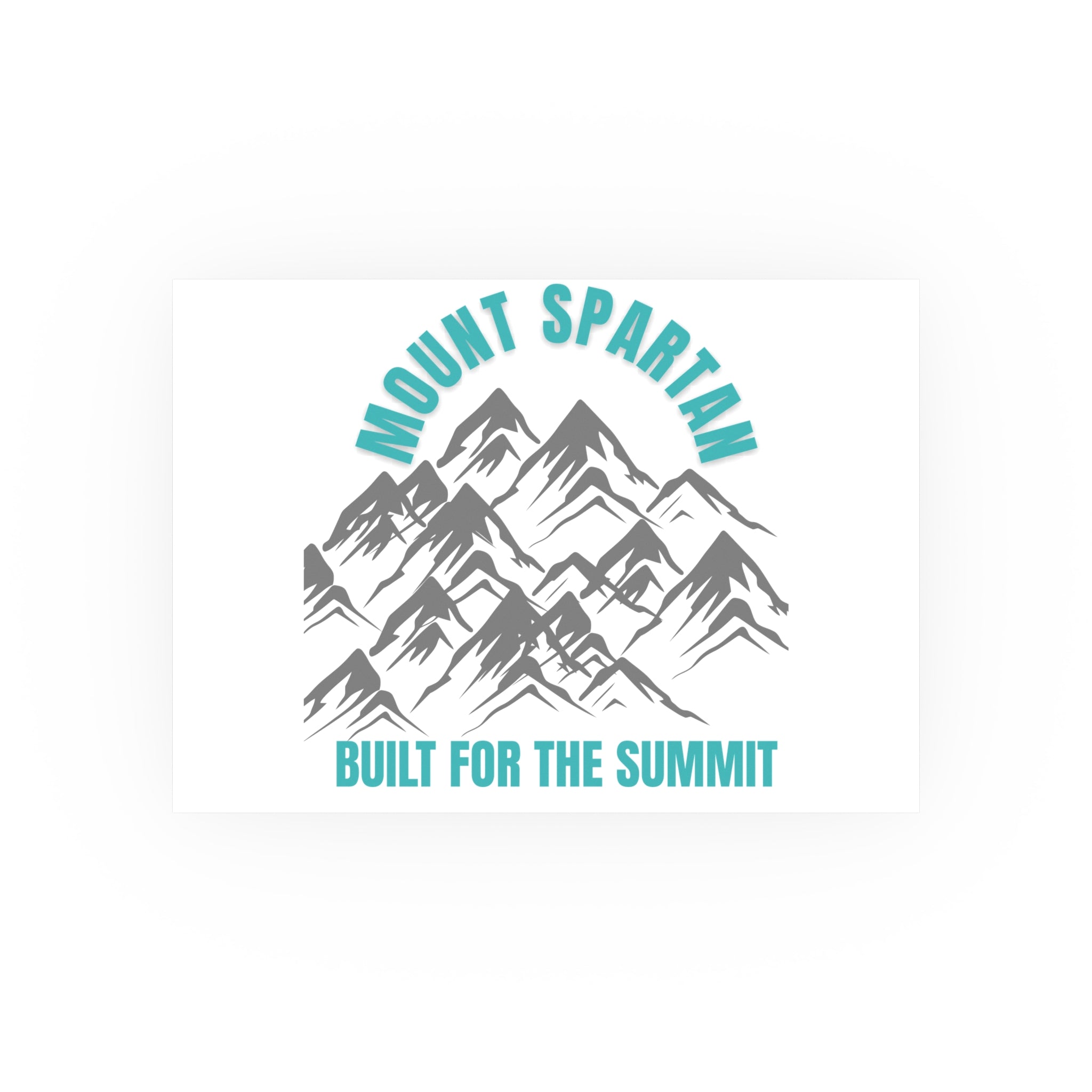 Mountain Adventure Satin and Archival Matte Posters, Wall Art, Home Decor, Gift for Nature Lovers, Hiking Wall Print, Summit Decor