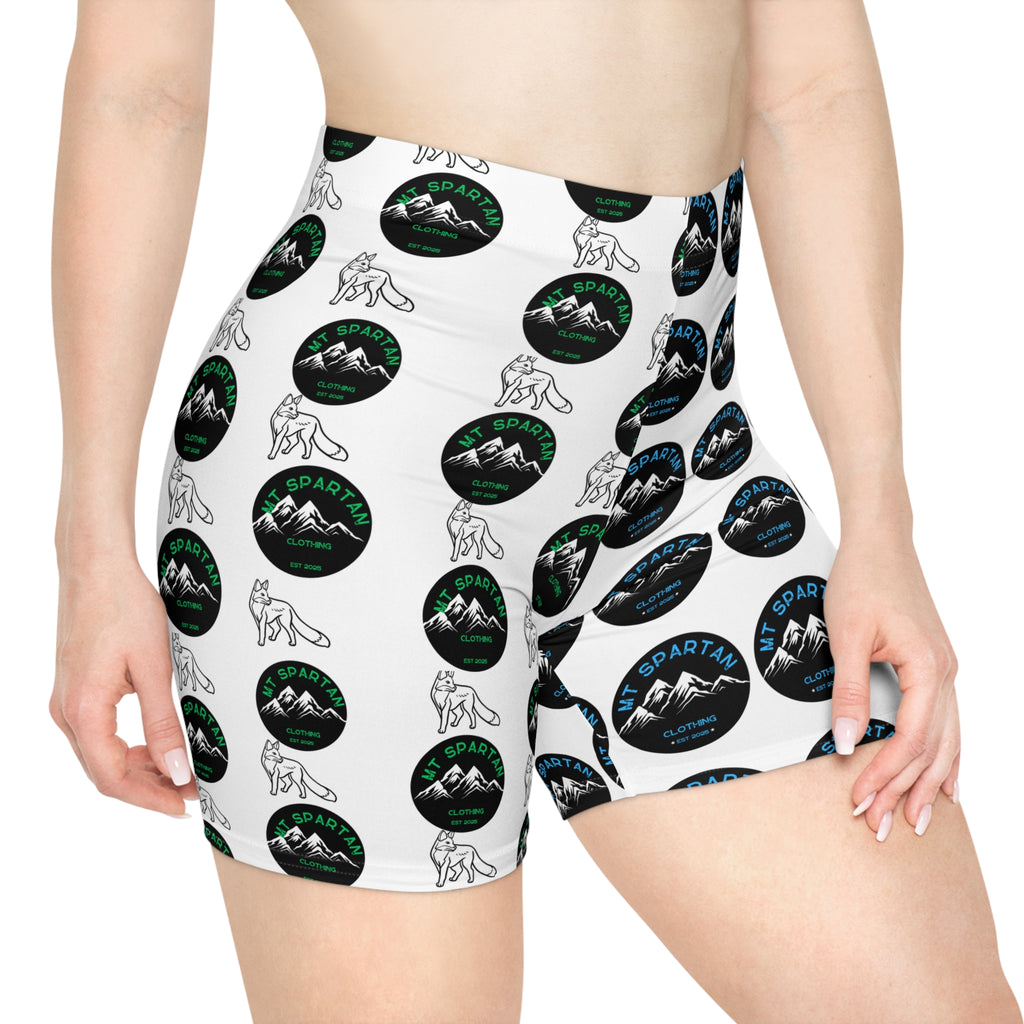 Mount Spartian Women's Biker Shorts (AOP)