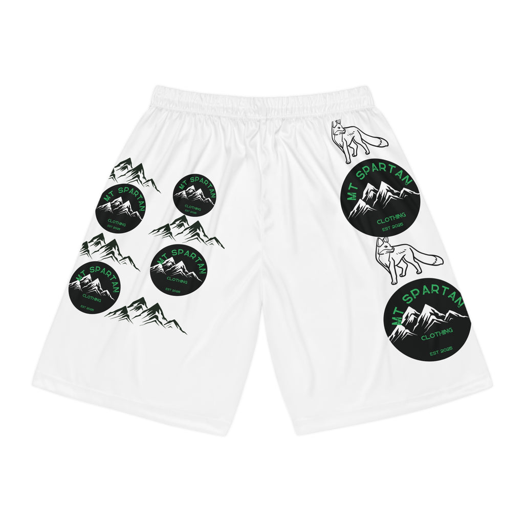 Mount Spartian Basketball Shorts (AOP)