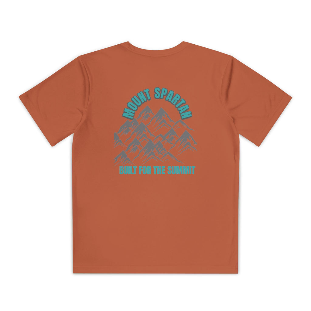 Youth Mount Spartan Competitor Tee - Adventure Awaits, Perfect for Active Kids, Sportswear, Gifts for Little Explorers, Outdoor Activities like mountain biking and more