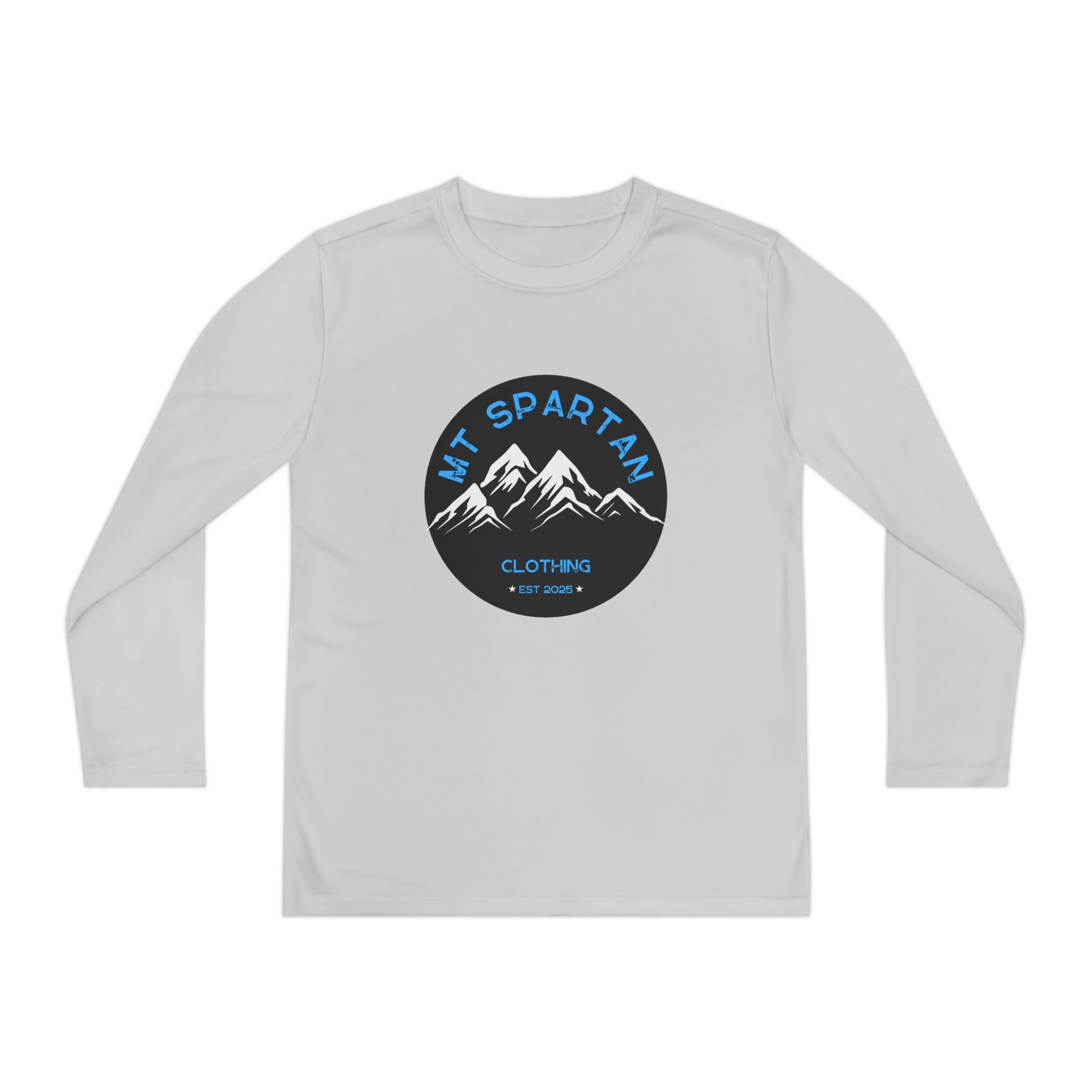 Youth Long Sleeve Mountain Tee - Adventure Gear, Outdoor Clothing, Gift for Kids, Sporty Shirt, Camp Gear