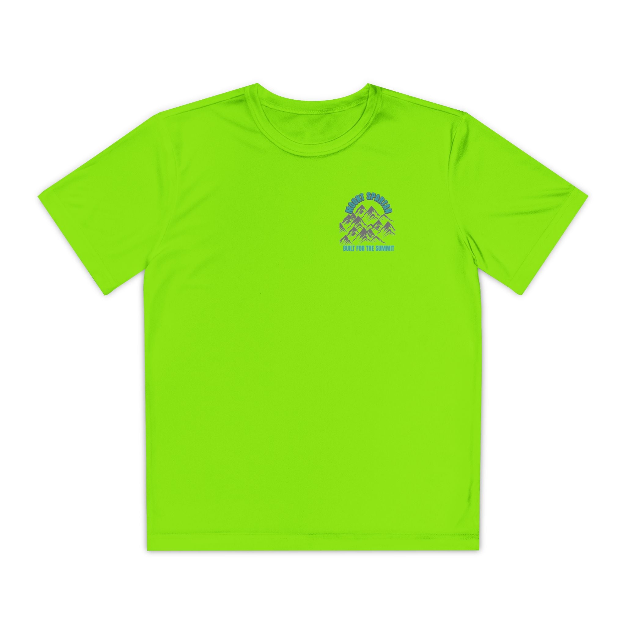 Youth Mount Spartan Competitor Tee - Adventure Awaits, Perfect for Active Kids, Sportswear, Gifts for Little Explorers, Outdoor Activities like mountain biking and more