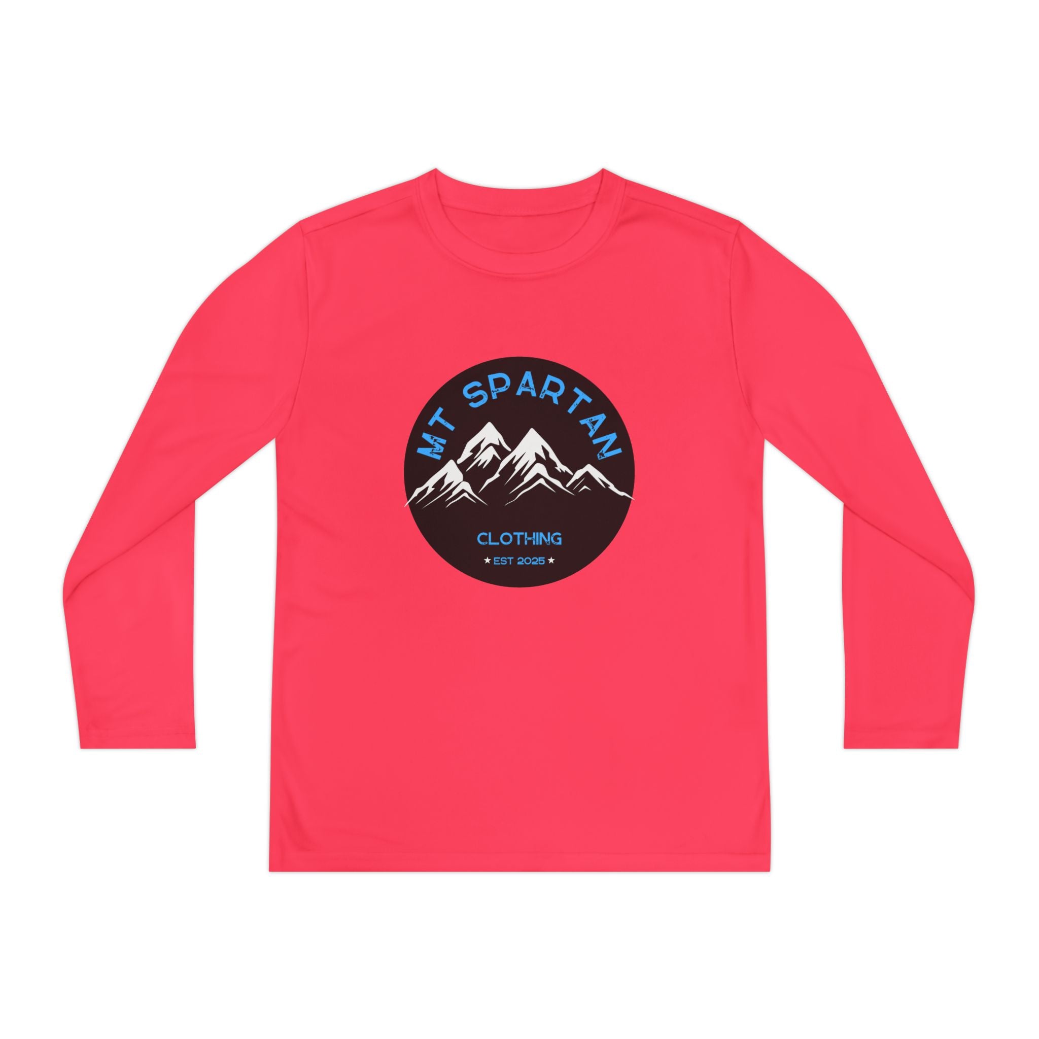 Youth Long Sleeve Mountain Tee - Adventure Gear, Outdoor Clothing, Gift for Kids, Sporty Shirt, Camp Gear