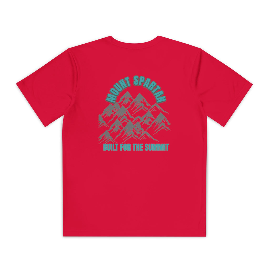 Youth Mount Spartan Competitor Tee - Adventure Awaits, Perfect for Active Kids, Sportswear, Gifts for Little Explorers, Outdoor Activities like mountain biking and more